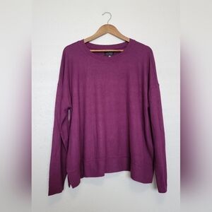 Lucky Brand Violet Purple Crewneck Sweater
